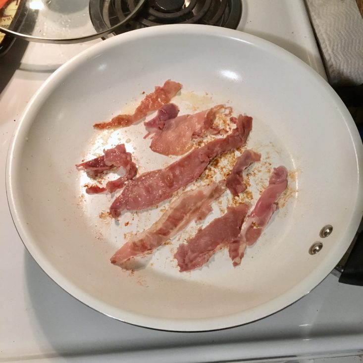 Home Chef Subscription Box Review March 2019 - Chowder Prosciutto In Bowl Top