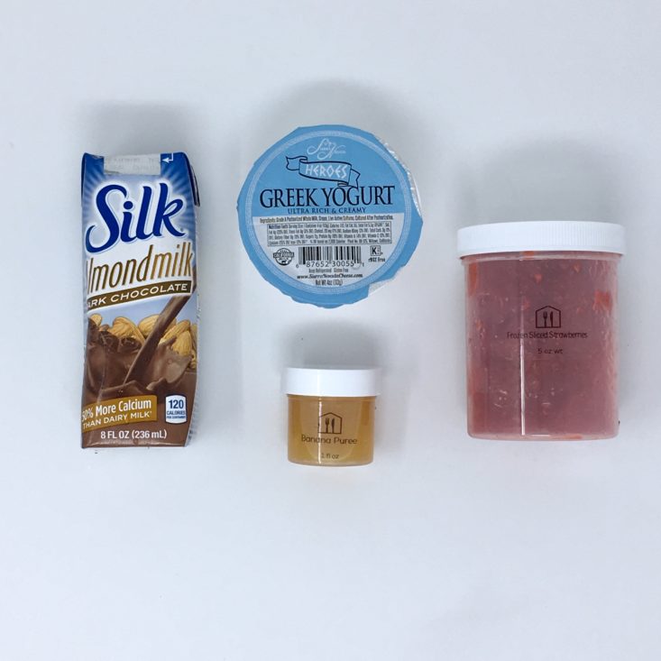Home Chef Subscription Box Review March 2019 - Smoothie Laydown Group Top