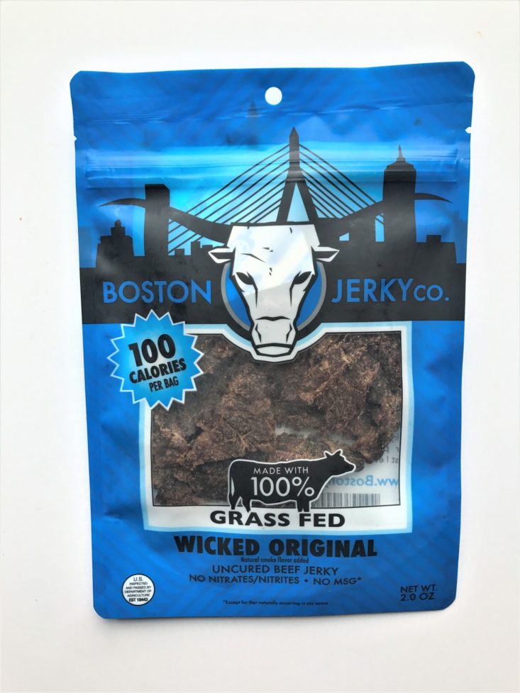 Jerky Snob March 2019 - Boston Jerky Co Wicked Original Uncured Beef Jerky Front
