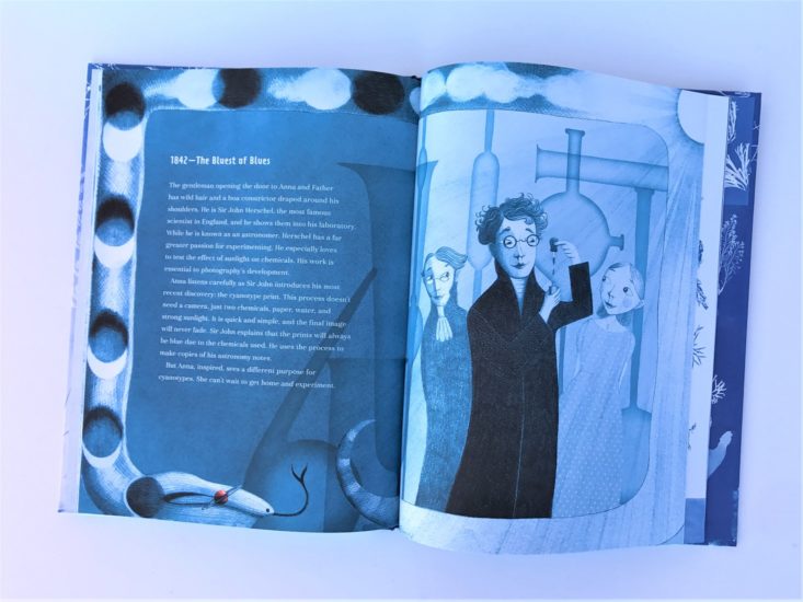 KidArtLit Deluxe Subscription Box Review March 2019 - The Bluest of Blues - Anna Atkins and the First Book of Photographs Inside 1 Top