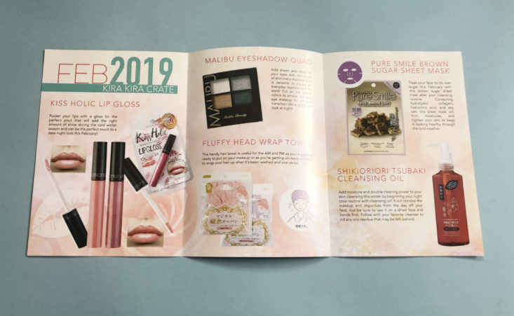 Kira Kira Crate February 2019 - Booklet Middle