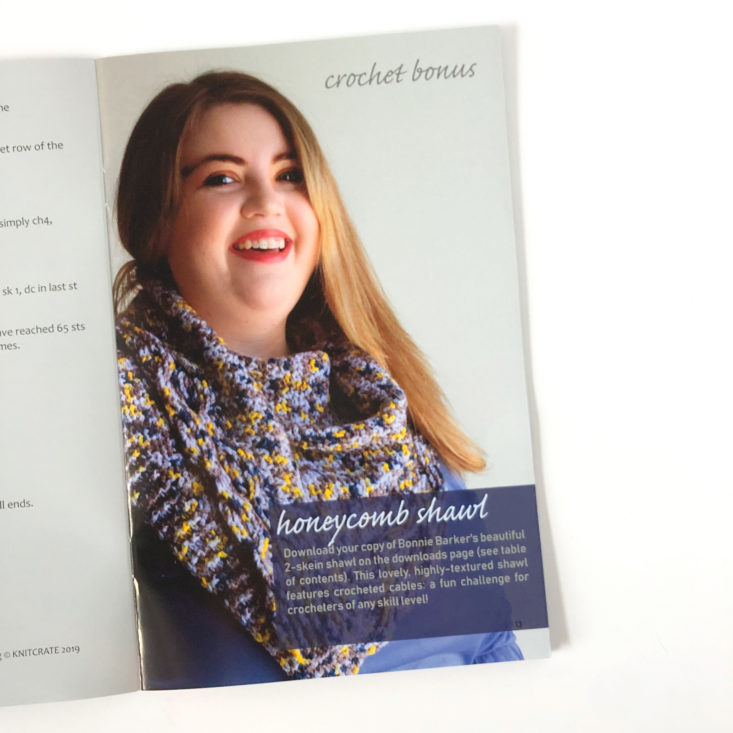 KnitCrate Membership Review March 2019 - Crochet Pattern One Two Top