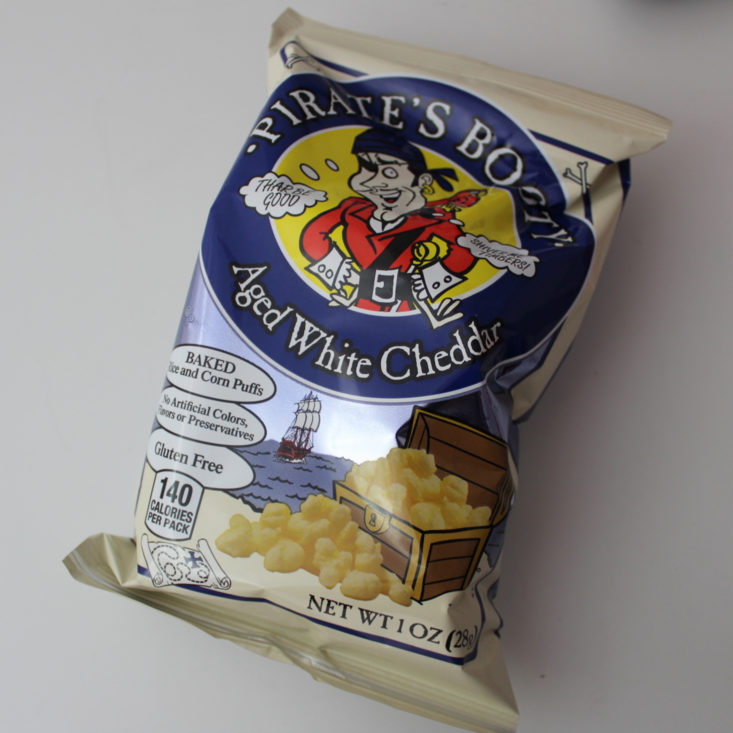 Love with Food March 2019 - Pirate’s Booty Aged White Cheddar Package Front