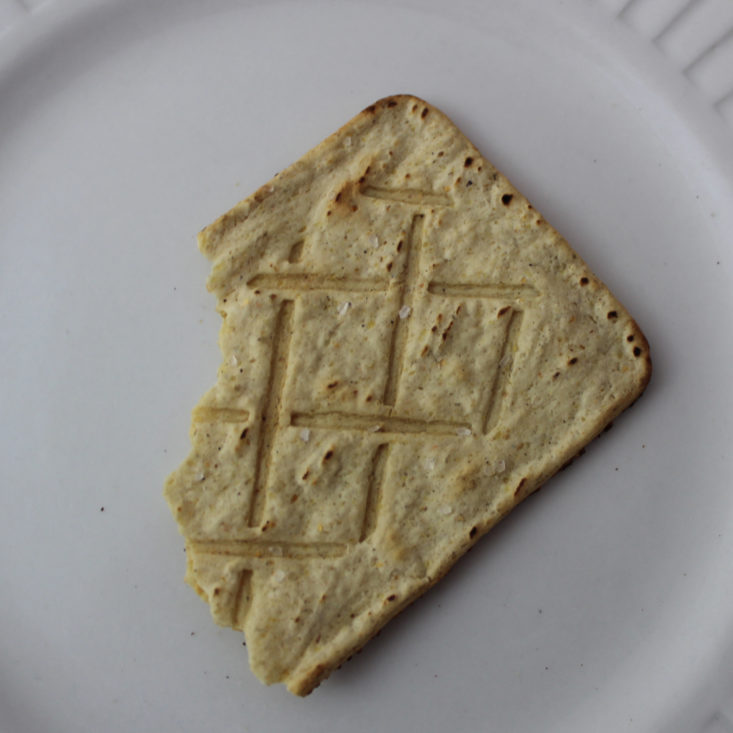 Love with Food March 2019 - Salmas Oven Baked Corn Crackers In Plate Closer View