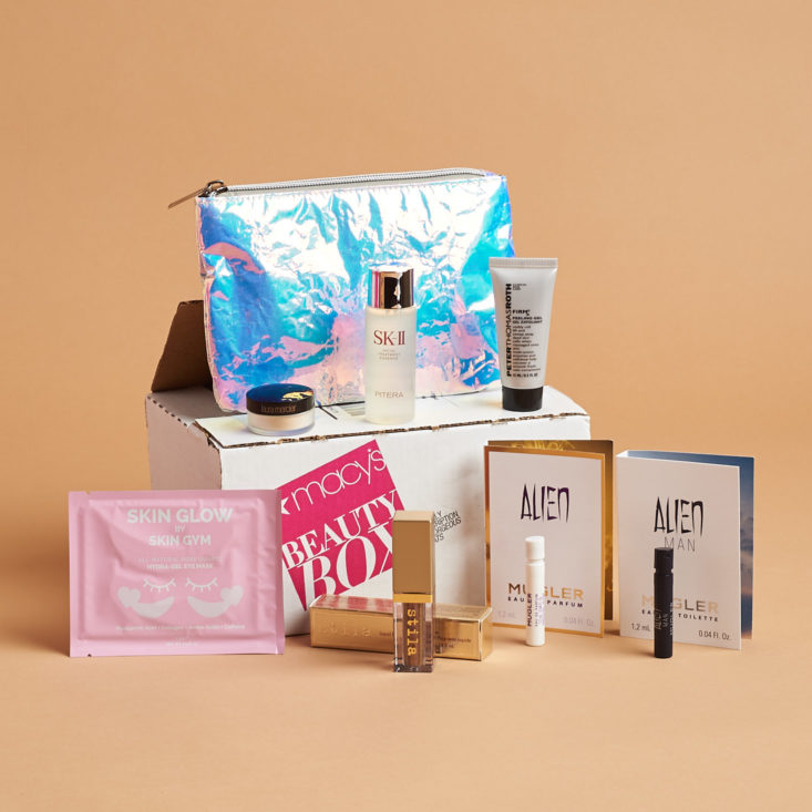 Macys Beauty Box March 2019 all contents