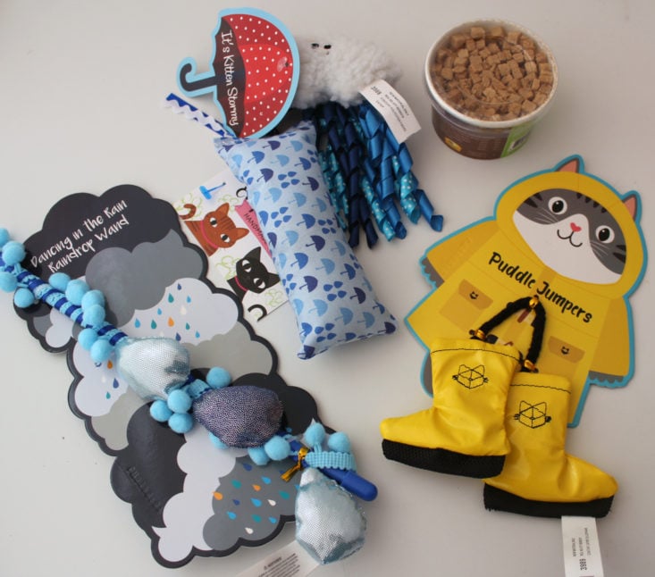 Meowbox March 2019 - All Products Front