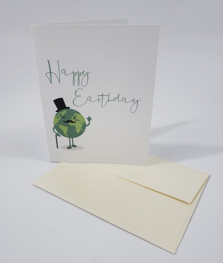 My Paper Box Review April 2019 - Personalized Earth Day Card With Envelope Front
