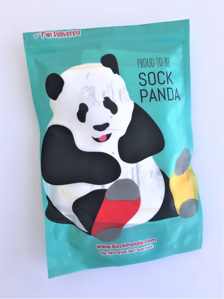 PandaPalsSocks-March 2019-Unopened Envelope
