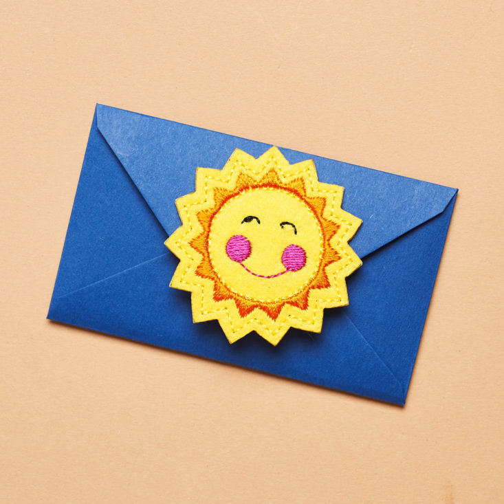 Postmarkd Studio March 2019 mini sunshine envelope