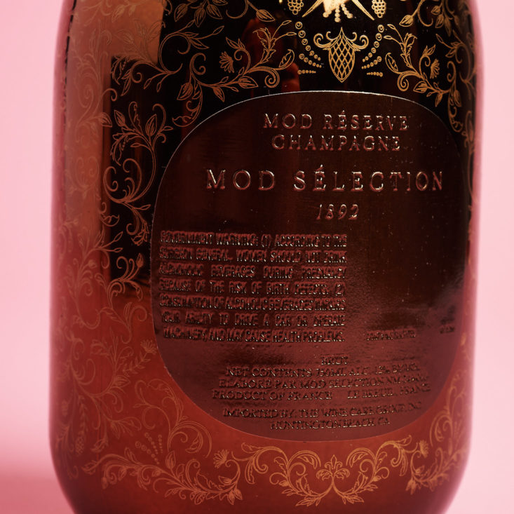 Robb Vices February 2019 bottle details
