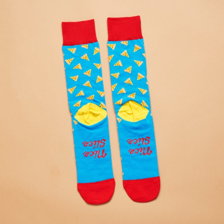 Say It With A Sock Mens pizza patterned socks march 2019