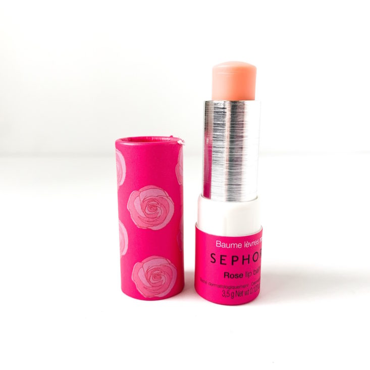 Sephora Favorites Pro Artists Picks Kit Review February 2019 - Sephora Collection Rose Lip Balm Front