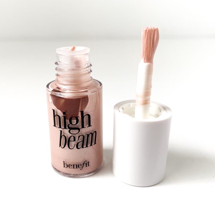 Sephora Glow Box March 2019 - Benefit Cosmetics High Beam Liquid Face Highlighter Open Front