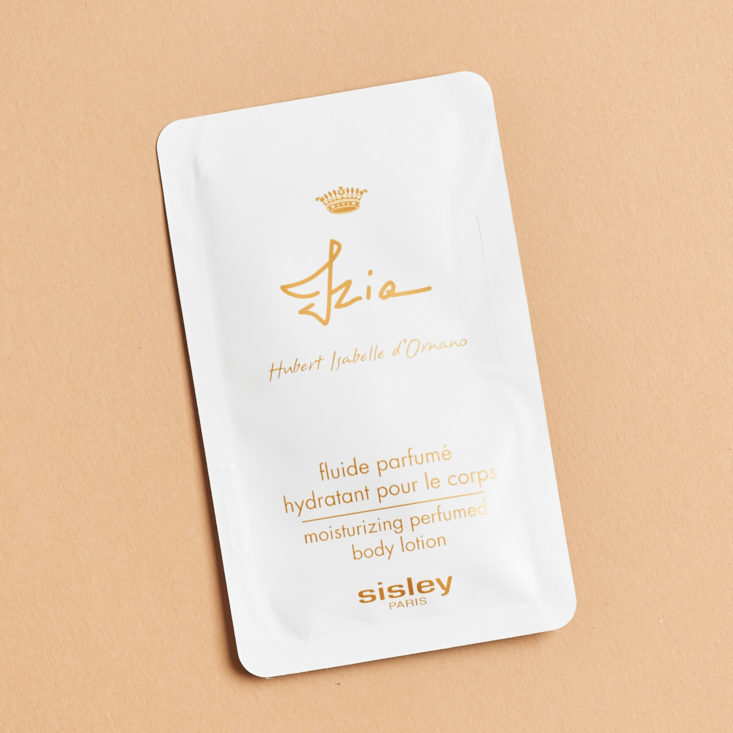 Sisley February 2019 perfumed lotion