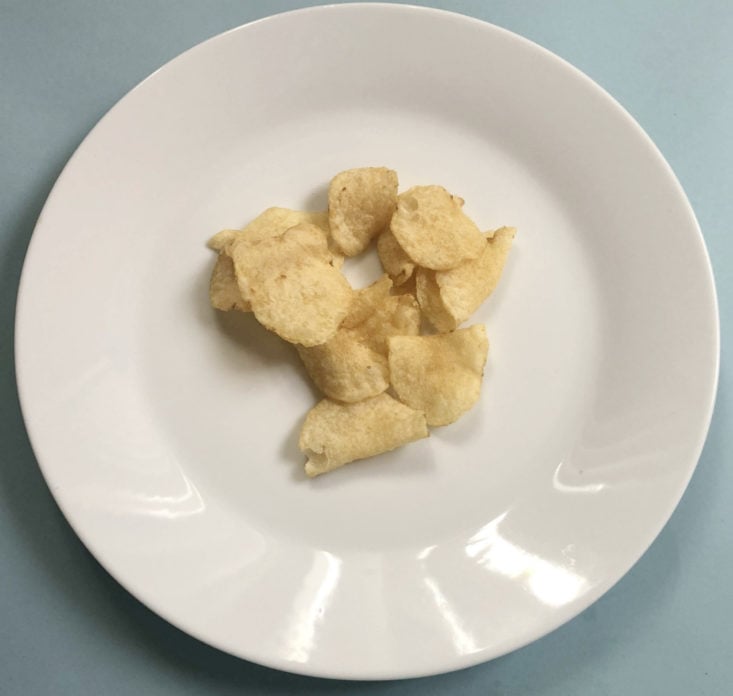 Snack Crate February 2019 - Maui Style Onion Chips In Plate Front