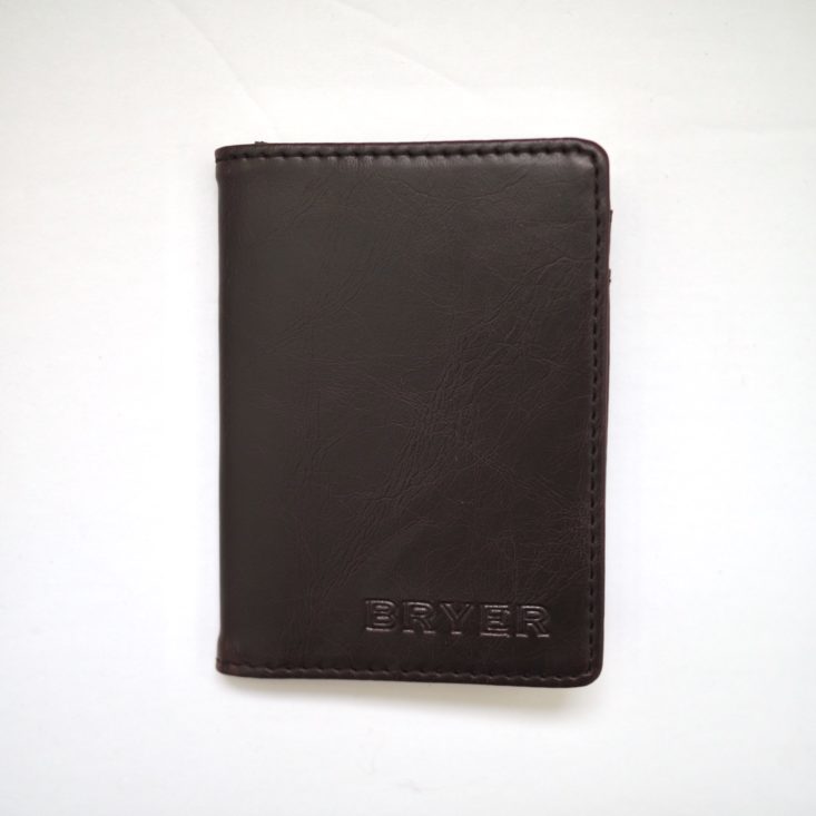 SprezzaBox February 2019 - Bryer Slim Wallet Front