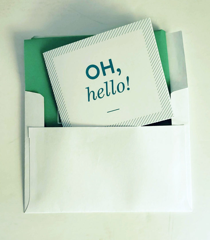 Stitch Fix Plus Size Clothing Box January 2019 -Envelope Back