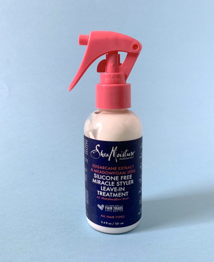 Target Beauty Box March 2019 - SheaMoisture Silicone Free Miracle Styler Leave-In Treatment Front