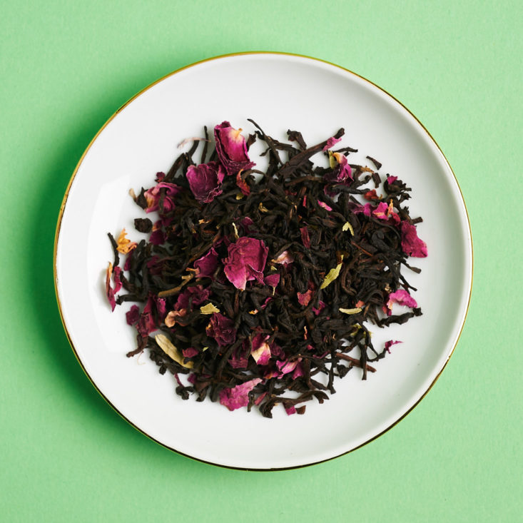 Teabox March 2019 mointain rose detail