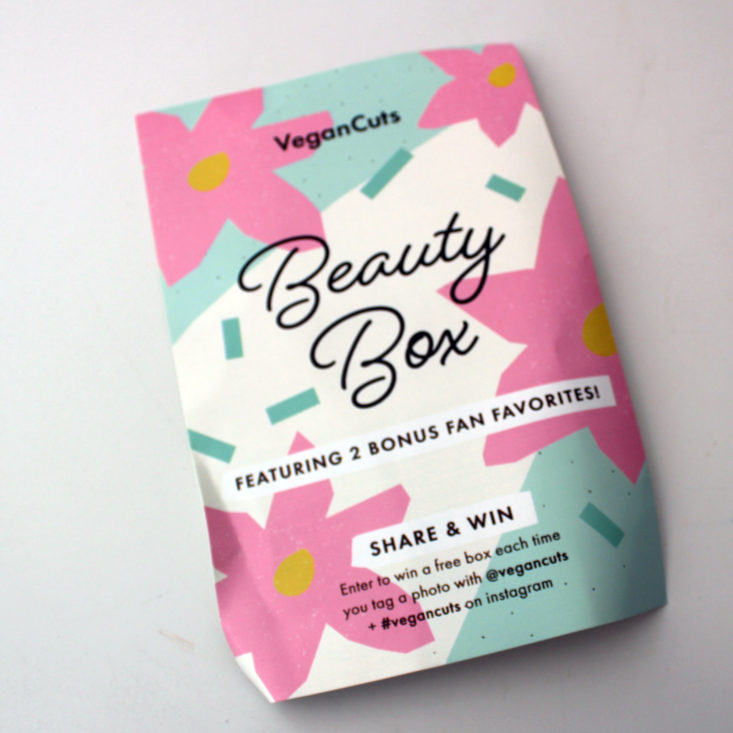 Vegan Cuts Beauty March 2019 - Booklet Front