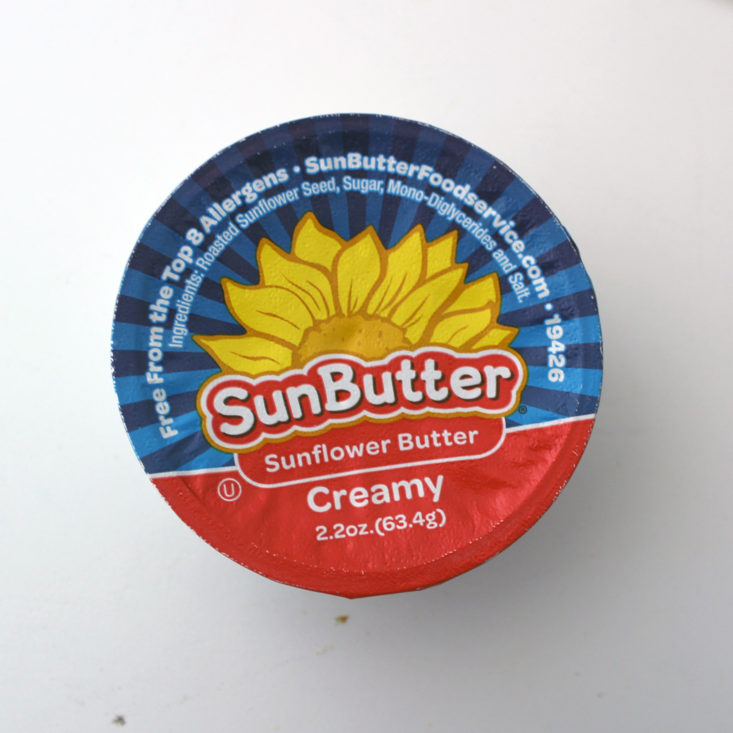 Vegan Cuts Snack March 2019 - Sunbutter, Creamy Top