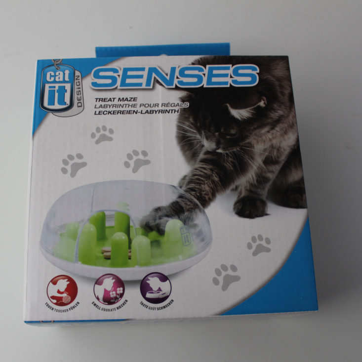 Vet Pet Box Cat March 2019 - Cat It Senses Treat Maze Box Front