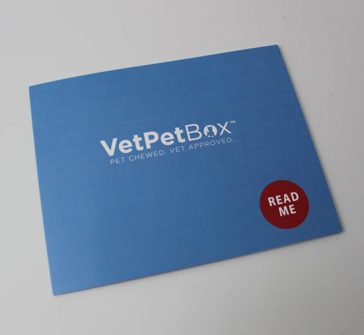 Vet Pet Box Cat March 2019 - Educational Material Front