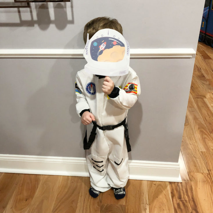 18 Little Bookish Wardrobe April 2019 - Astronaut Dress Up Costume