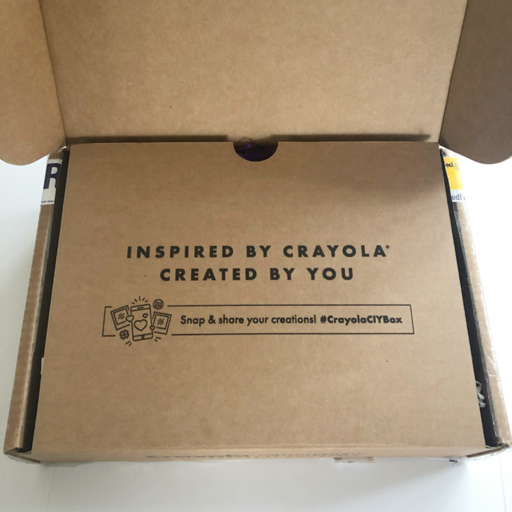 2 Crayola® CIY Box “Marble Madness” March 2019 - Box Open