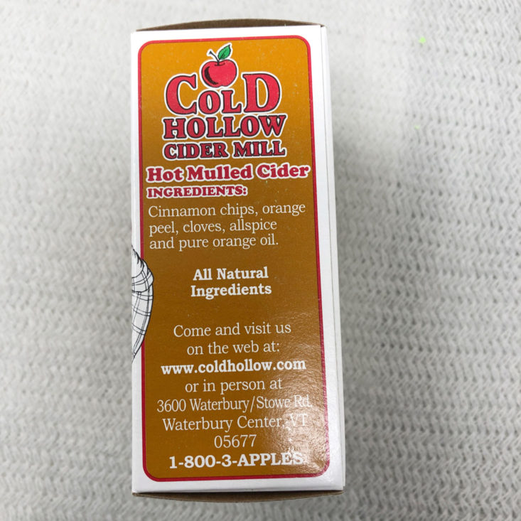 26 Explore Local Box April 2019 - Cold Hollow Cider Mill Spices for Hot Mulled Cider