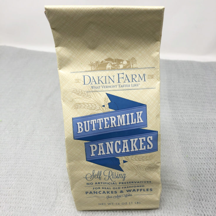 30 Explore Local Box April 2019 - Dakin Farm Pancake Mix