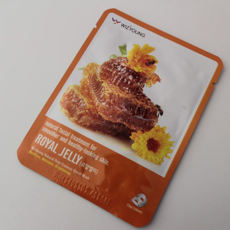 Beauteque Mask Maven Review March 2019 - Wizyoung Royal Jelly Collagen Essence Mask Top