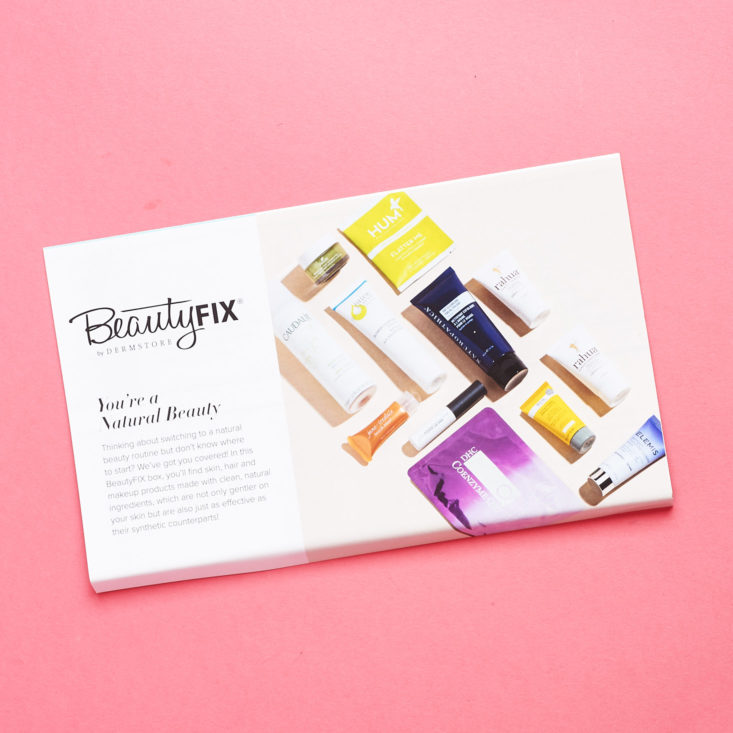 Beauty Fix April 2019 booklet cover