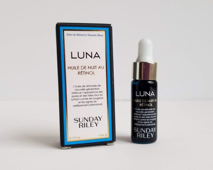 Birchbox Sample Choice April 2019 luna oil