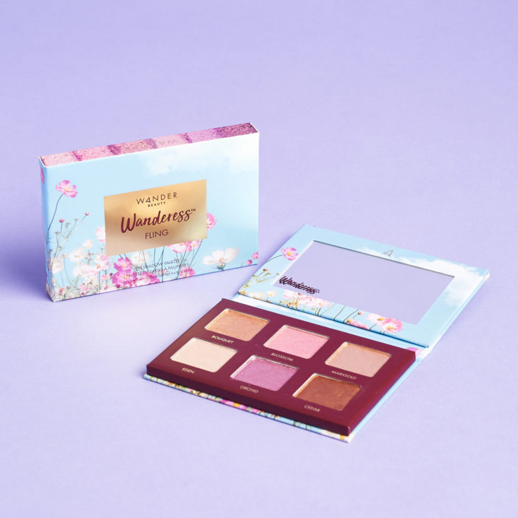 Birchbox Limited Edition In Bloom April 2019 wander palette with box