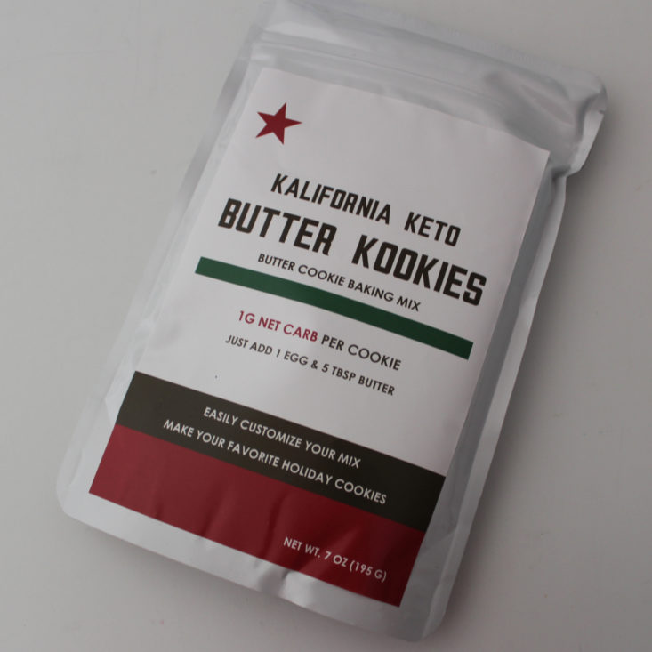 Clean Fit Box April 2019 - Kalifornia Keto Butter Kookies Baking Mix Front