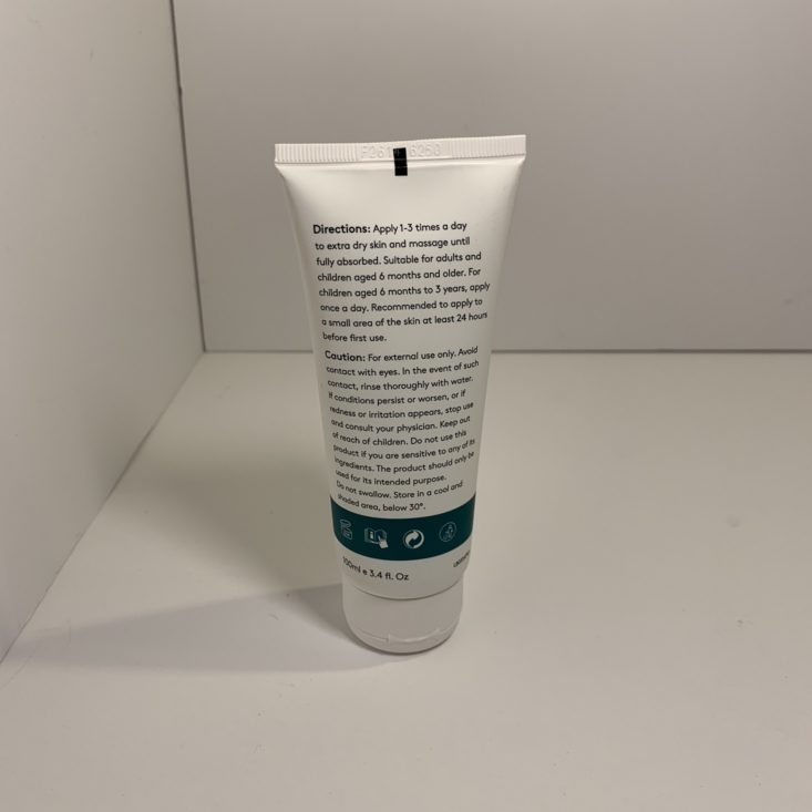 Cocotique March 2019 Review - Kamedis Hydrating Foot Gel Back