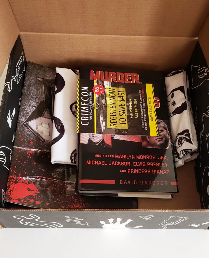 Creepy Crate Winter 2019 Review - Box Opened Top