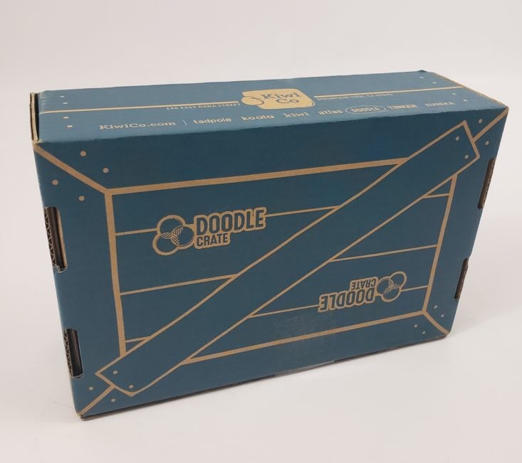 Doodle Crate “Embossed Paper Lanterns” Review April 2019 - Box Closed 2 Front