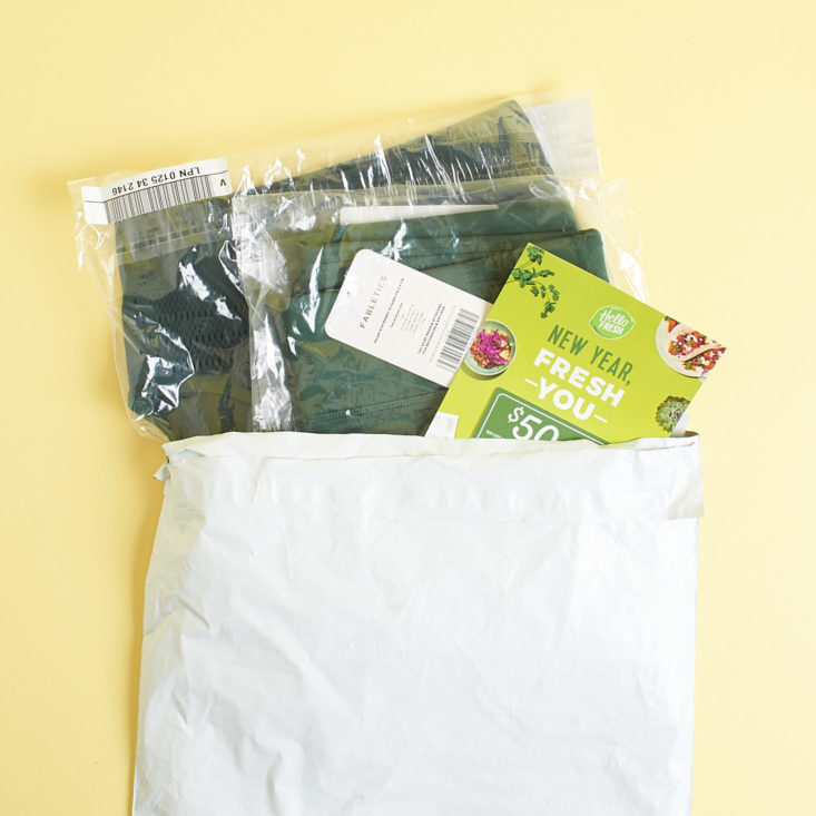 Fabletics April 2019 unboxing