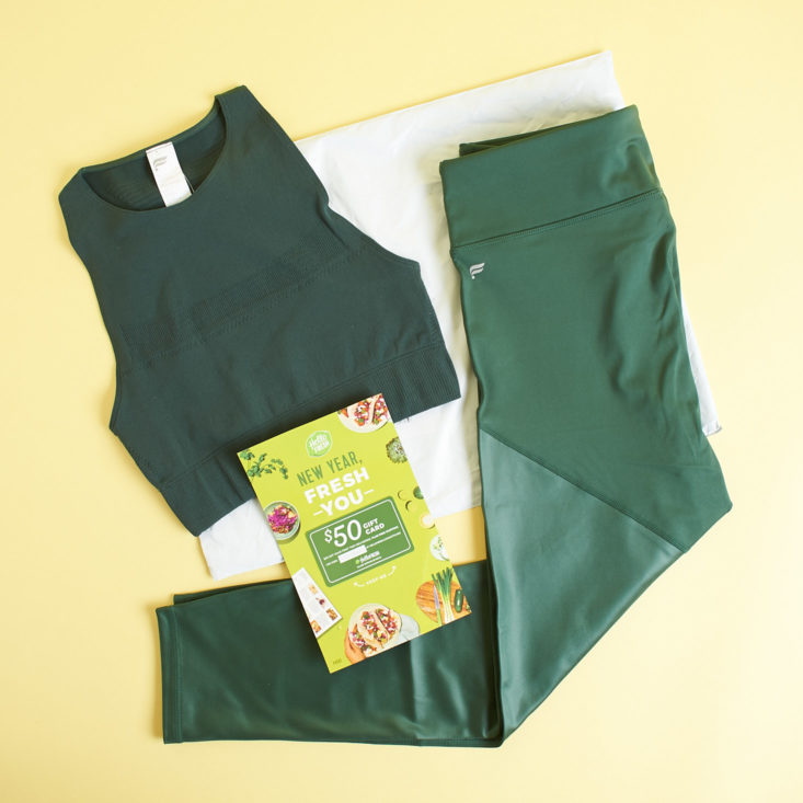 Fabletics April 2019 leggings and top