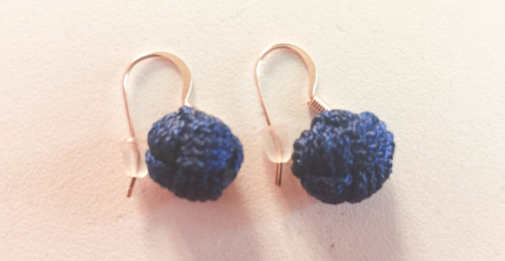 Fair Trade Friday Earring of the Month Club March 2019 - Monkey Knot Drop Earrings by Freeleaf, Asia Front 1