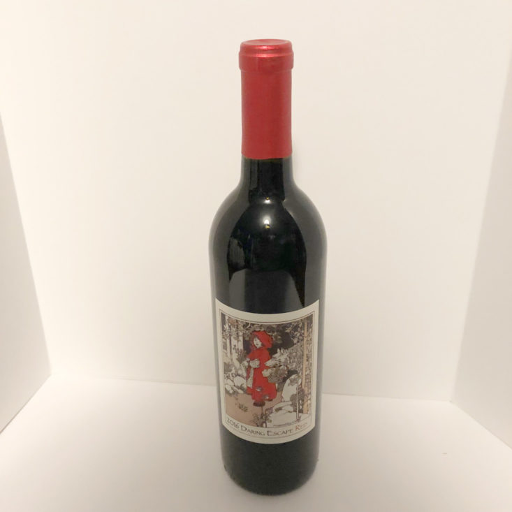 Firstleaf Wine Subscription March 2019 Review - 2016 Daring Escape Red Bottle Front