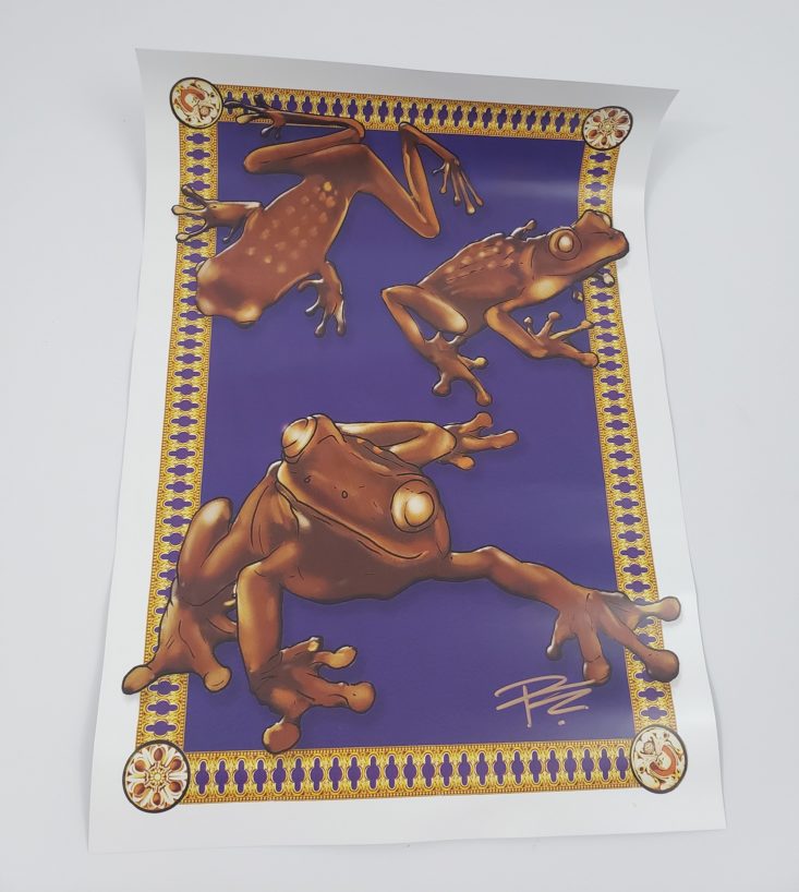 GeekGear World Of Wizardry Box March 2019 - Chocolate Frog Art Front