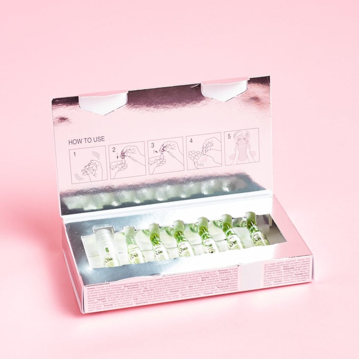 Glossybox Mother's Day Limited Edition April 2019 review babor capsules box pen