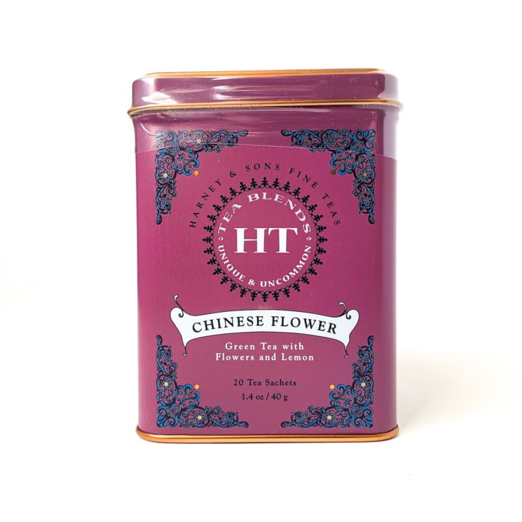 Harney & Sons Review April 2019 - Chinese Flower 1 Container Front