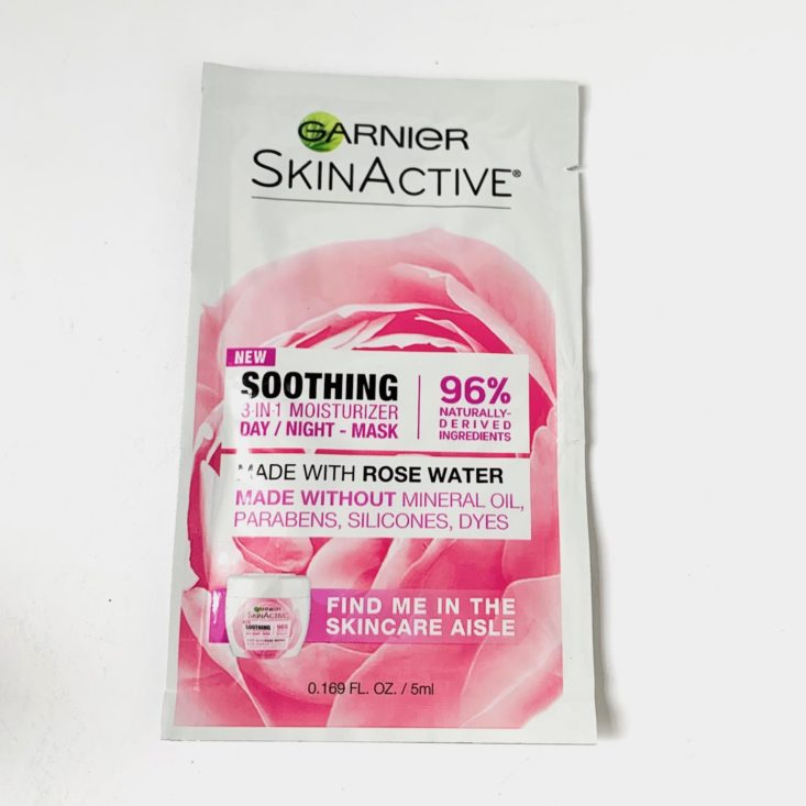 Target In Your Skin April 2019 - Garnier SkinActive Rose Water 3-in-1 Moisturizer Front