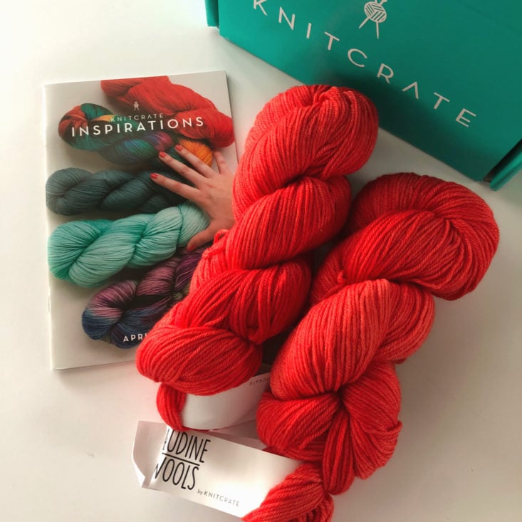 Knitcrate Yarn Review April 2019 - All Content Top