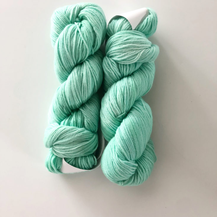Knitcrate Yarn Review April 2019 - Mint Skeins Top