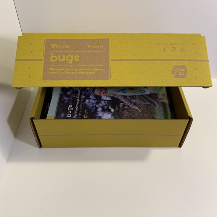 Koala Crate Bugs Review March 2019 - Box Open Front
